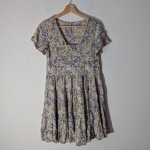 Patrons of Peace Blue Tan Mini Sundress Women's Size XS